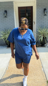 CRB French Blue Biker  set