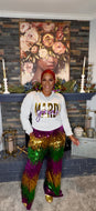 Pardi Gras Sequin Trousers