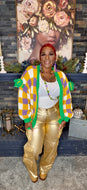 Pardi Gras Bow Sweater