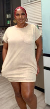 Load image into Gallery viewer, Acid washed Tshirt Dress