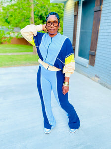 Blue Color Block set