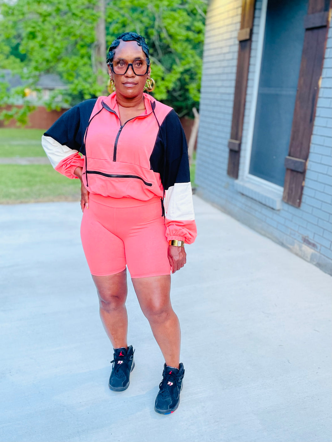Peachy Biker set